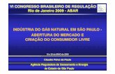 ABAR ABERTURA MERCADO Claudio Paiva [Modo de … · Gas Natural Gás Brasiliano 2.712 2.712----3.425 3.200 153 ... ANP PRODUÇÃO IMPORTAÇÃO Qualidade do gás natural CONSISTÊNCIA