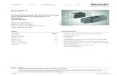 Válvulas Direcionais de 4/3, 4/2 e 3/2 vias com ... · by Bosch Rexroth AG, Industrial Hydraulics, D-97813 Lohr am Main Todos os direitos reservados.