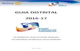 GUIA DISTRITAL 2016-17 - Rotary International Distrital/Guia Distrital... · planejamento estratégico porque direcionam as ações e decisões dos líderes da ... Dia Nacional do