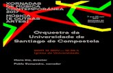 Orquestra da Universidade de Santiago de Compostela · 2017-12-12 · unha peza na que cada personaxe está representado por un instrumento da orquestra e un tema musical, de xeito