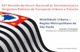 Mobilidade Urbana Região Metropolitana de São Paulofiles-server.antp.org.br/_5dotSystem/download/dcmDocument/2013/08/... · . Investimentos previstos 2012 - 2015 Metrô 29.903,00
