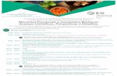 Alimentos Funcionais e Compostos Bioativos: Avanços ...ilsibrasil.org/.../sites/9/2017/11/Programa-WS-Funcionais-Bilingue.pdf · 15h30 - 16h00 15h15 - 15h45 Alimentos com Fitoesterois