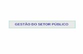 GESTÃO DO SETOR PÚBLICO - fsanet.com.br · DESAFIO DA GESTÃO PÚBLICA NO MUNDO CONTEMPORÂNEO O principal desafio da gestão pública, no mundo ... da Administração Publica,
