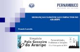 MUDANÇAS CLIMÁTICAS E IMPACTOS NO ARARIPE - 15.pdf · frequência de ocorrência dos veranicos sejam incorporados às metodologias dos zoneamentos agrícolas e riscos climáticos.