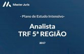 Analista TRF 5ª REGIÃO - Cloud Object Storage · - Plano de Estudo Intensivo- Analista ... as questões abordam, ... (Princípios Fundamentais e TGE) Aula 01, Aula 02, ...