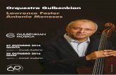 Orquestra Gulbenkian Lawrence Foster Antonio Meneses · 2017-09-28 · 05 Por vezes, as obras musicais resultam também de amizades longas e próximas entre compositores e intérpretes.