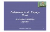 Ordenamento do Espaço Ruralorlando/oer/Apresenta/OER_C4.pdf · • Assenta no sistema de gestão territorial ... Capítulo 4 – O Ordenamento Rural e a Política ... – normas