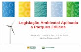 Legislação Ambiental Aplicada a Parques Eólicosead2.ctgas.com.br/a_rquivos/Pos_Tecnico/Especializacao_Energia... · conservação e proteção dos ecossistemas da terra. ECO-92