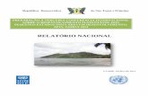 Terms of Reference - sustainabledevelopment.un.org · relatÓrio nacional s.tomÉ, julho de 2013 preparaÇÃo À terceira conferÊncia internacional sobre o desenvolvimento sustentÁvel