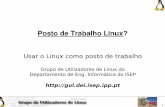 Linux - Posto de Trabalho · Editores de HTML e de linguagens usadas em ambientes web (PHP, ASP, Perl, Python, etc) ... Aplicação integrada de criação de gráficos 3D ... Imagem