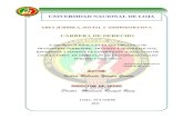UNIVERSIDAD NACIONAL DE LOJA - dspace.unl.edu.ecdspace.unl.edu.ec/jspui/bitstream/123456789/1138/1/TIEMPOS DE... · Jurídicos, Constitución de la República del Ecuador, Ley Orgánica