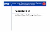 3 aritmetica de computadores.ppt [Modo de Compatibilidade]home.ufam.edu.br/lucascordeiro/asd/slides/3_aritmetica_de_comput... · Adição e subtração Multiplicação e divisão