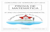 PROVA DE MATEMÁTICA - estudareconquistar.com.brestudareconquistar.com.br/wp-content/uploads/2013/09/cmbh-prova... · QUESTÃO 2 – A reforma do Mineirão iniciou-se em julho de