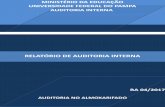 RELATÓRIO DE AUDITORIA INTERNA - …porteiras.r.unipampa.edu.br/portais/auditoria/files/2017/12/1--ra... · ministÉrio da educaÇÃo universidade federal do pampa auditoria interna