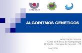 Slides 02 - Algoritmos Geneticos - Computação Unioesteadair/CE/Notas de Aula/Slides 02 - Algoritmos... · Contribui na exploração do espaço de busca, na tentativa de evitar ótimos