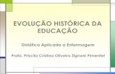 EVOLUÇÃO HISTÓRICA DA EDUCAÇÃOproferlao.pbworks.com/w/file/fetch/63671752/EVOLUÇÃO... · 2018-10-23 · A história da educação no Brasil começou em 1549 com a chegada ...