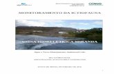 MONITORAMENTO DA ICTIOFAUNA - cemig.com.br · Estado de Minas Gerais. A divisão da bacia hidrográfica do rio Araguari em sub-bacias advém da necessidade de análises mais detalhadas,
