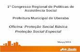 Oficina: Proteção Social Básica Proteção Social Especial · LOAS –Lei Orgânica de Assistência Social CONTROLE SOCIAL. ... LOAS –Lei Orgânica da Assistência Social •A