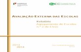 Relatório Agrupamento de Escolas n.º 2 de Elvas · avaliação externa das escolas, ... com especial relevo no 4.º ano. ... matemática no 6.º ano.