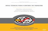 NOTAS TÉCNICAS PARA O CONTROLE DO TABAGISMO · PREJUÍZOS ECONÔMICOS DO TABAGISMO NOS PAÍSES ... A adesão do Brasil à CQCT/OMS foi ratificada pelo Congresso Nacional em outubro