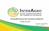 Procedimentos de Comércio Exterior Visão Geral · No Brasil, é considerado um instrumento de política de comércio exterior; DRAWBACK CONCEITO DO REGIME . ... OPERACIONALIZAÇÃO