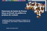 Panorama da Saúde da Pessoa Idosa no Brasil: da política ... · Intersetorial de Cuidados - cuidadores, rede ... proteção integral. Construção e ... filantrópica para abrigamento