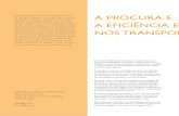 A PROCURA E A EFICIÊNCIA ENERGÉTICA NOS TRANSPORTESnautilus.fis.uc.pt/gazeta/revistas/29_1-2/vol29_1_2_Art12.pdf · NOS TRANSPORTES Para além da eficiência energética, a política