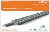 ArcelorMittal 50 S - Soldávellongos.arcelormittal.com/pdf/produtos/construcao-civil/... · Suas características diferenciadas atendem às normas ABNT NBR 7480, ABNT NBR 6118 e ABNT