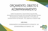 ORÇAMENTO, OBJETO E ACOMPANHAMENTO - ancine.gov.br · •Orçamento único de produção independente do número de processos (fora desenvolvimento e comercialização) ANÁLISE