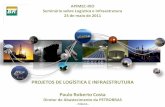 PROJETOS DE LOGÍSTICA E INFRAESTRUTURA Paulo …apimecrio.com.br/eventos/seminarios/realizados/2011/mai/logistica... · Agenda. Crescimento Integrado Rentabilidade Responsabilidade