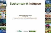 Sustentar é Integrar - Abag · Sustentabilidade: Um imperativo, ... Código Florestal Brasileiro . Liderança e Protagonismo . ... exploração comercial de inovações e dos direitos