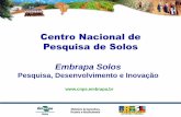 Centro Nacional de Pesquisa de Solos - PESAGRO-RIO · Atlântica: incidência da hernia das crucíferas, indicadores de qualidade do solo e da água e serviços ambientais ...