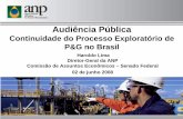 Continuidade do Processo Exploratório de P&G no Brasil · Curva de Dependência Externa. Dependência Externa = Importação Líquida de Petróleo e Derivados / Consumo Aparente.