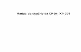 Manual do usuário da XP-201/XP-204 · Manutenção do cabeçote de impressão..... 125 Verificação dos jatos de impressão ...