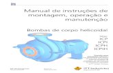 Manual de instruções de montagem, operação e manutenção · manutenção Bombas de corpo helicoidal Série: ICP ICPI ICPH ICPIH ICP 100-portugueuse Revisão 00 Referência 4264452