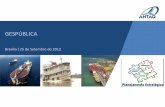 Apresentação do PowerPointantaq.gov.br/portal/Portal_Planejamento_Estrategico/Pdf/GESPUBLICA/... · Ambiente setorial: Grupos de Interesse, forças competitivas no setor e evolução