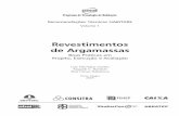Revestimentos de Argamassas - habitare.org.br · R453 Revestimentos de Argamassas: boas práticas em projeto, execução e avaliação / Editores Luiz Henrique Ceotto, Ragueb C. Banduk