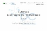 5COP088 Laboratório de Programação - barbon.com.br · Experiência Não Acadêmica: Analista desenvolvedor Riosoft(2004 –2006) e Gerente de Projetos Net-Fit(2008-2011). Certificado