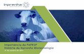 Importância da FAPESP história da Inprenha Biotecnologiafapesp.br/eventos/2017/11h40_Marcelo_Roncoletta.pdf · Nota: Testes realizados com 3.686 animais. TAMANHO DE MERCADO Mundo