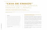 ESTUDO DE CASO | APROVADO PELA COMISSÃO …museu.colegiodelamas.com/pdf/ceiadeemaus.pdf · 1 1. Ceia de Emaús no MSML. Assim sendo, para o estudo iconográfico que permitiu conhecer