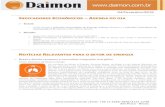 NEWSLETTER DAIMON - daimon.com.br · uma telha cerâmica com células fotovoltaicas integradas. É uma alternativa sustentável ... fotovoltaicas são mais caras do que as placas