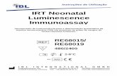 IRT Neonatal Luminescence Immunoassay - IBL international · Apenas para diagnóstico in vitro. Apenas para utilização profissional. 2. Antes de iniciar o teste, leia as instruções