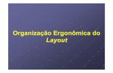 Organização Ergonômica do Layout · Organização do Layout Objetivo da elaboração do Layout A organização do Layout é o resultado final de um estudo sistemático que procura