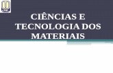 CIÊNCIAS E TECNOLOGIA DOS MATERIAISs3.amazonaws.com/ilang-media/PAT/Upload/1519502/Os diferentes tipos...INTRODUÇÃO •Ciência dos materiais faz parte do conhecimento básico para