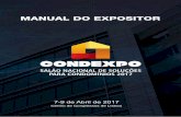 manual expositor completo - condexpo.pt · 1.9 Organização 1.10 Montadora Oﬁcial 1.11 Centro de Congressos de Lisboa 1.11 Projeto de Stands Especiais 1.11 Catering AUTO-ORGANIZAÇÃO