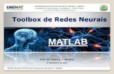 MATLAB - sinop.unemat.brsinop.unemat.br/site_antigo/prof/foto_p_downloads/fot_15448aula_10... · REDES NEURAIS ARTIFICIAIS (Práticas de Laboratório 2 - Matlab) Toolbox de Redes