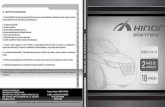 manual autogard HA-18 - imp - 04-10-2012 - hinor.com.br · Família Palio / Idea / Punto / Línea (apenas veículos com vidros originais com subida e descida automatizada). Ligue