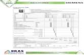 DISJUNTORES - brasdistribuidora.com.brbrasdistribuidora.com.br/.../uploads/2015/10/disjuntores_siemens.pdf · Siemens Ltda Correntes nominais In (A) ... (ETUs) possuem display para