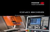 CNC 8055 - Fagor Automation CNC 8055_PT... · 4 Usinagem Alta velocidade O CNC 8055 possui os algorítimos avançados necessários para o gerencimento da usinagem de alta velocidade,