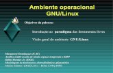 Ambiente operacional GNU/Linux - INPE/LAC - Laboratório ...margarete/download/ELAC2007/Elac2007GnuLinux.pdf · O GNU / Linux é um sistema operacional de código ... Kurumin Linux
